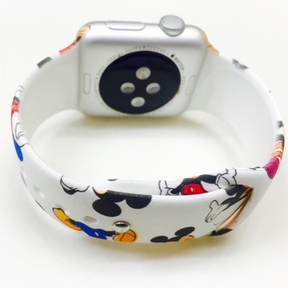 Mickey Mouse Silicone Watchband for Apple - Picture 2 of 16